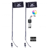 187 LED Whips – Pair