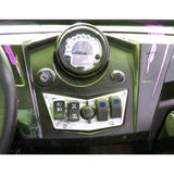 4 Switch Dash Panel Machined Finish