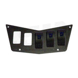 5 Switch Dash Panel Black