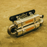 Polaris RZR XP 1000 N/A Dual Q APX Exhaust (2015-2023) - BY RJWC