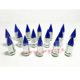 10 x 1.25 mm Spiked Lug nuts Chrome - 16 Pack