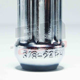 3/8 x 24 Chrome Spiked Lug Nuts Anodized - 16 Pack