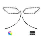 187 Style Can-Am Maverick X3 Halos w/ Control Harness