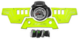 XP1000 3 piece Dash Panel Lime Squeeze with switches