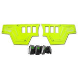 XP1000 3 piece Dash Panel Lime Squeeze with switches