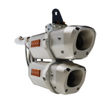 CanAm Outlander G2 Dual APX Exhaust Stacked - BY RJWC