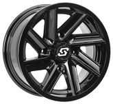 SEDONA CHOPPER WHEEL 14X7 4/156 4+3 (+5MM) BLACK