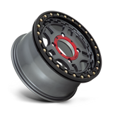 KMC RECON BEADLOCK - GUN METAL 4x156 14x7 38MM