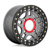 KMC RECON BEADLOCK - GUN METAL 4x156 14x7 38MM