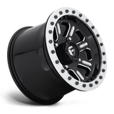D910 HARDLINE BEADLOCK GLOSS BLACK MILLED 15X7 4X137 5+2