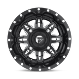 D567 LETHAL MATTE BLACK MILLED 14X7 4X156 4+3