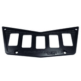 5 Switch Dash Panel Black