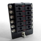 12 Way Standard LED Circuit Screw Fuse Block