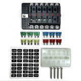12 Way Standard LED Circuit Screw Fuse Block