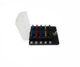 10 Way Screw Fuse Block - LED Indicators