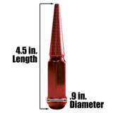 4pc 4.5in Spike Lug Nuts