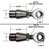 Single Joint Rod End - 5/8 Chromoly Heim - 1.25 OD Tubing