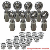 4 Link Rod End Kit - 3/4" Chromoly Heim - 1.5" OD Tubing
