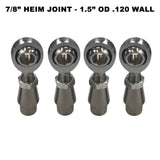 Sway Bar Link Fab Kit - 7/8" Chromoly Heim - 1.5" OD Tubing