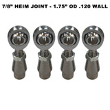 Sway Bar Link Fab Kit - 7/8" Chromoly Heim - 1.75" OD Tubing