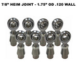 4 Link Rod End Kit - 7/8" Chromoly Heim - 1.75" OD Tubing