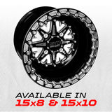 502 Billet Aluminum Beadlock wheel Black