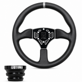 UTVMA Octane Leather Steering Wheel With Hub