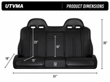 Honda Talon 4 Rear Bench Seat W Harnesses (2019+)