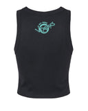 Dirt Tracks Cropped Micro Rib Tank