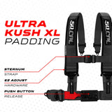 2" & 3" 4pt & 5pt Elite Series Race Latch "EZ" Adjust Harness