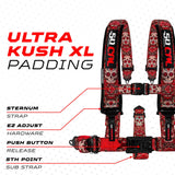 2" & 3" 4pt & 5pt Elite Series Race Latch "EZ" Adjust Harness