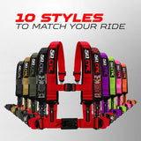 2" & 3" 4pt & 5pt Elite Series Race Latch "EZ" Adjust Harness