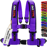Pro Series 2" & 3" 4 point Harness with push button release