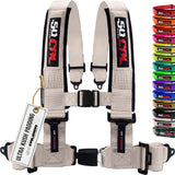 Pro Series 2" & 3" 4 point Harness with push button release