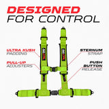 Pro Series 2" & 3" 4 point Harness with push button release