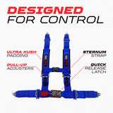 Pro Series 2" 4 point Latch Harness 50 Caliber Racing Harness