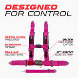 3" 5 point Pro Series Latch Harness 50 Caliber Racing Harness