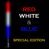 Hyper Color LED Whip – Red White Blue
