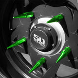 10x1.25mm Extended Spike Lug Nuts - 60 Degree Taper Seat