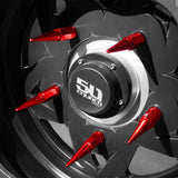 12x1.5mm Extended Spike Lug Nuts - 60 Degree Taper Seat