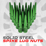 14x2.0mm Extended Spike Lug Nuts - 60 Degree Taper Seat