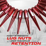 9/16 Extended Spike Lug Nuts - 60 Degree Taper Seat