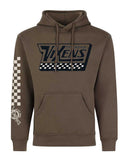 Off the Wall Heavy Weight Hoodie - Brown