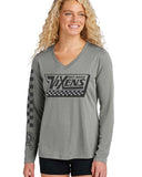 Off the Wall Jersey/Tech Tee - Gray Heather