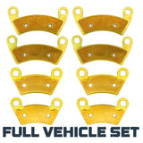 Polaris RZR 4 800/RZR XP 900 2010-2014 Brass Brake Pad Set