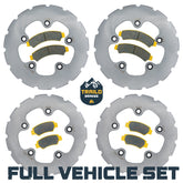 CFMoto U10 PRO/U10XL PRO 2025-2026 Ridge Rider Rotor and Pad Kit