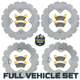 Polaris Ranger EV/Crew 700/570/570-6 2008-2025 Ridge Rider Rotor and Pad Kit