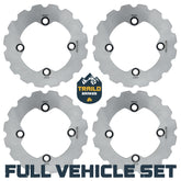 Polaris RZR 900/Trail 900/S4 900/4 900/S 900/S 1000/Trail S 1000 2015-2026 Ridge Rider Disc Brake Rotor Kit