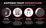 RZR 2 PRO /Turbo R/Pro R Bump Seat (2020-2024)