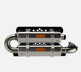 Polaris RZR XP Turbo Dual Q APX Exhaust - By RJWC Powersports